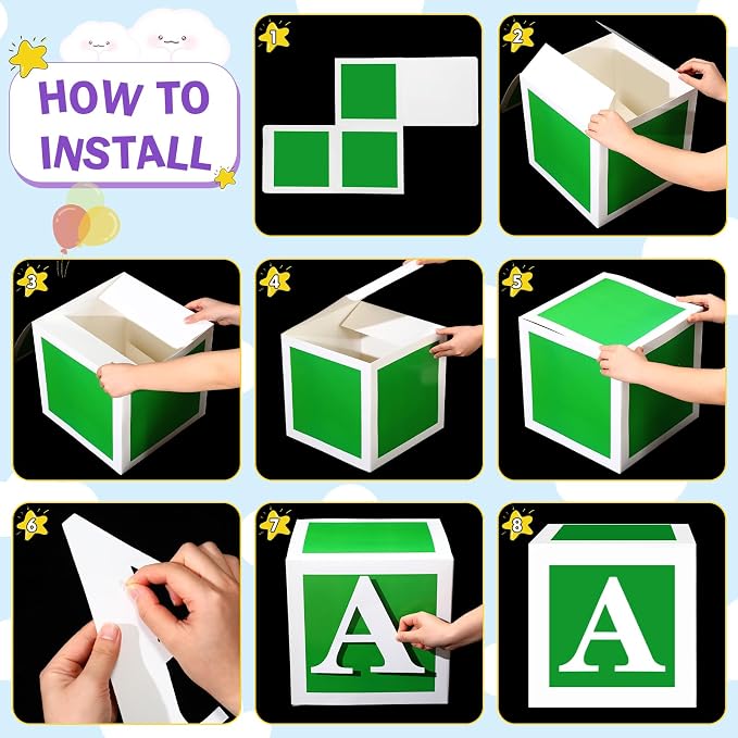 ReliThick 6 Pcs Custom Letter Toy Inspire Party Boxes - Image 4