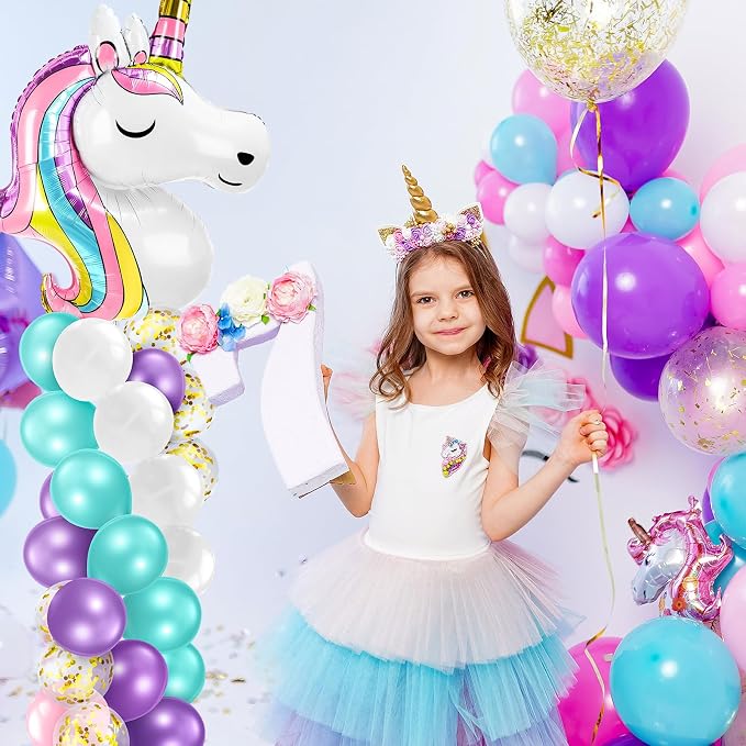 Kasyat 2 Set Unicorn Party Balloon Column Stand Kit - Image 6