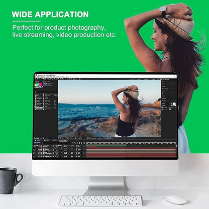 10 X 7 FT Green Screen Backdrop - Image 5
