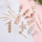 20 Pieces Pearl Hair Clips Set, Hair Barrettes Acrylic Resin Sweet Decorative Bobby Pins Hairpin Headwear Hair Accessories Headwear for Women and Girls…