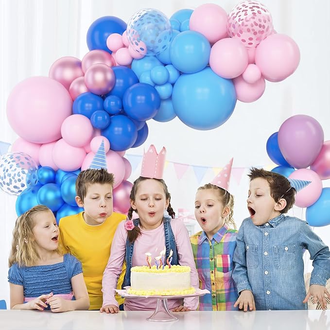 Amandir 153pcs Pink and Blue Balloon Arch Garland Kit Different Sizes | 18 12 - Image 5