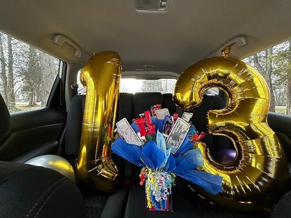 Numbers 12 Balloon 40Inch Gold Balloons - Image 3