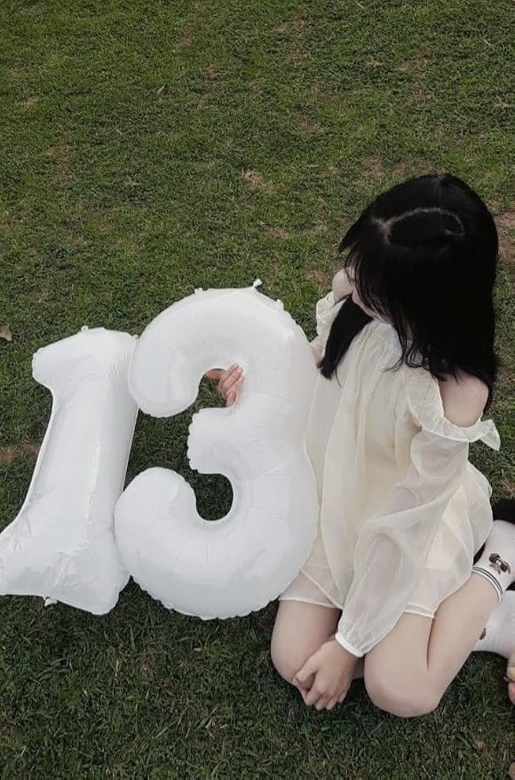 Number Balloons 40 Inch White 2 Balloon - Image 4