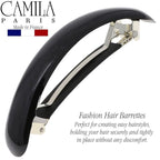 Camila Paris CP2665 French Hair Barrette Clip for Girls for Thick Curly Wavy Long Hair, Strong Hold Grip Hair Clips for Women, Automatic, No Slip Durable Styling Girls Hair Accessories, Made in France