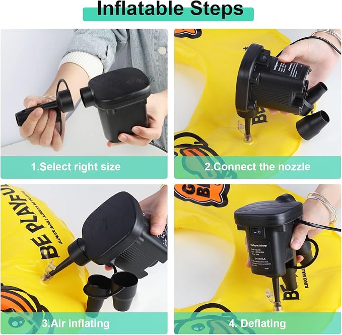MAACOULD Electric Air Pump for Inflatables - Image 4