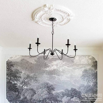 Ekena Millwork CM12BRACS Ceiling Medallion, Antique Copper - Image 6
