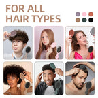 Mini Hair Bursh for Women,girls-Protable Travel Size Hair Brush for Pockets,Purse,backpack-Mini Detangler Brush for All Hair Types,Small Hair Brush for Detangling (1 Pack-Mocha)