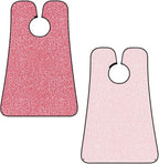 Waterproof Beard Grooming Bib, Pink Glitter Texture Shave Bib, Non-Stick Hair Catcher for Shaving Trimming, Apron Essential for Men Dad