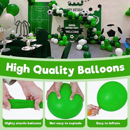 Green Balloons Birthday Party Balloons - Image 3