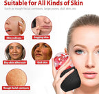 ice face roller, ice mold for face and Eyes, Reusable Massage Silicone Beauty Tool, Naturally Conditioning And Skin Care, De-Puff Eye Bags, Reduce Migraine Pain (Black)