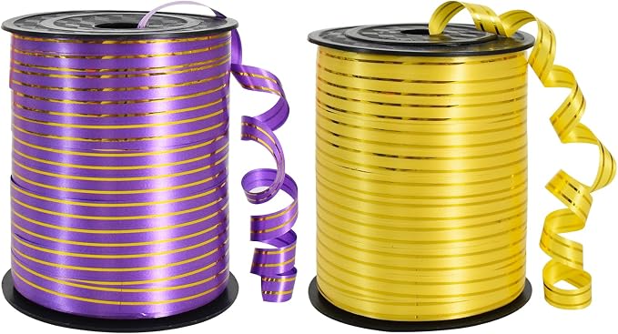 TONIFUL 500 Yards Gold and Purple by TONIFUL