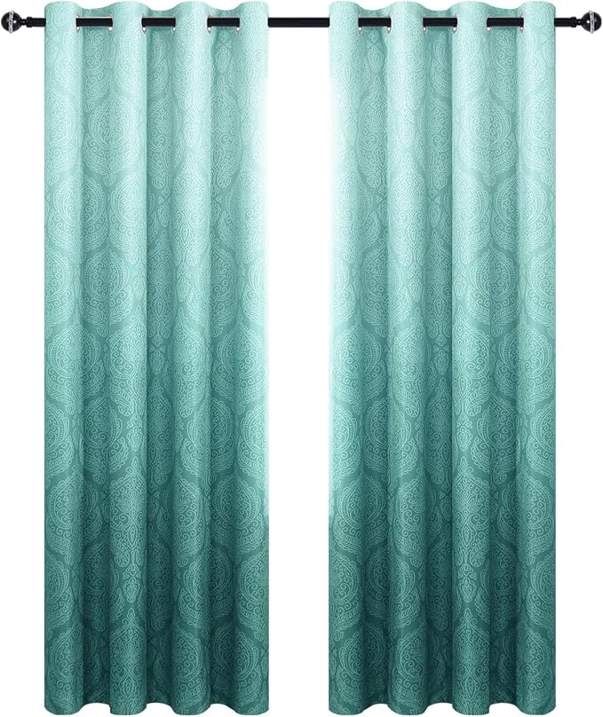 DWCN Ombre Blackout Curtains for Bedroom - Image 9