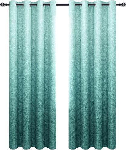 DWCN Ombre Blackout Curtains for Bedroom - Image 9