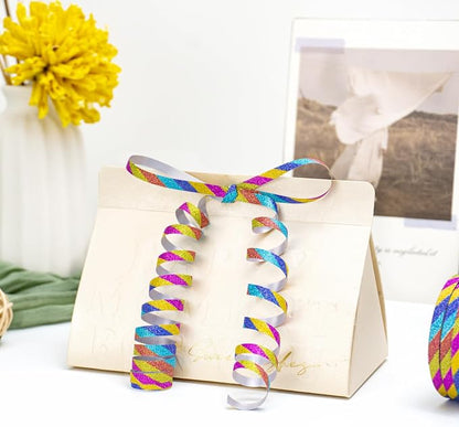 Inspire 90 Rolls 3 Colors Rainbow Curling Ribbon - Image 5