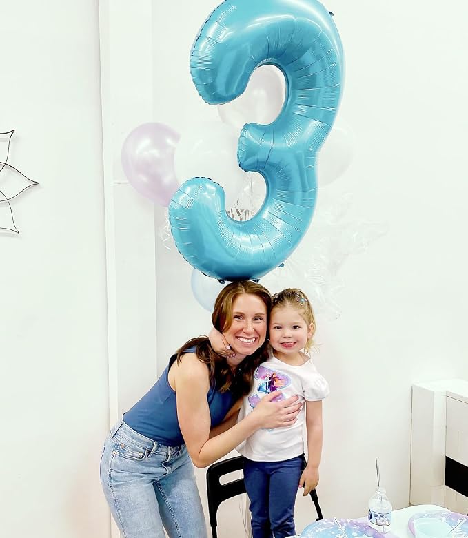 Pastel Blue 3 Balloon - Image 3