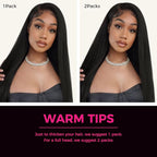 Lashey Real Human Hair Clip in Extensions, 9pcs 150g Straight 16 Inch #1B Natural Black Hair Extensions for Women