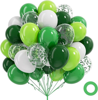 60Pcs Green Balloons 12inch by Leraqertra