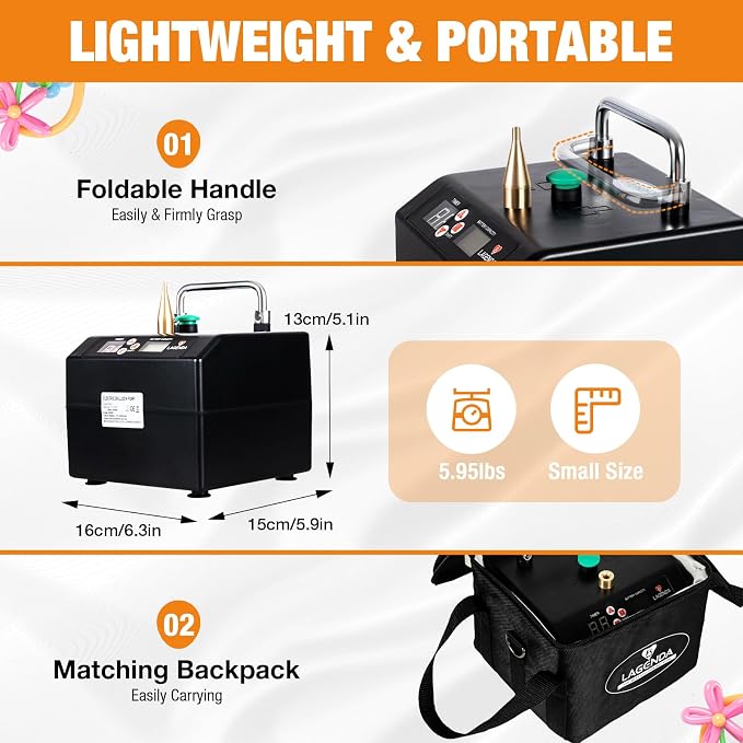1400w Handheld Balloon Inflator Pump Electric - Image 4