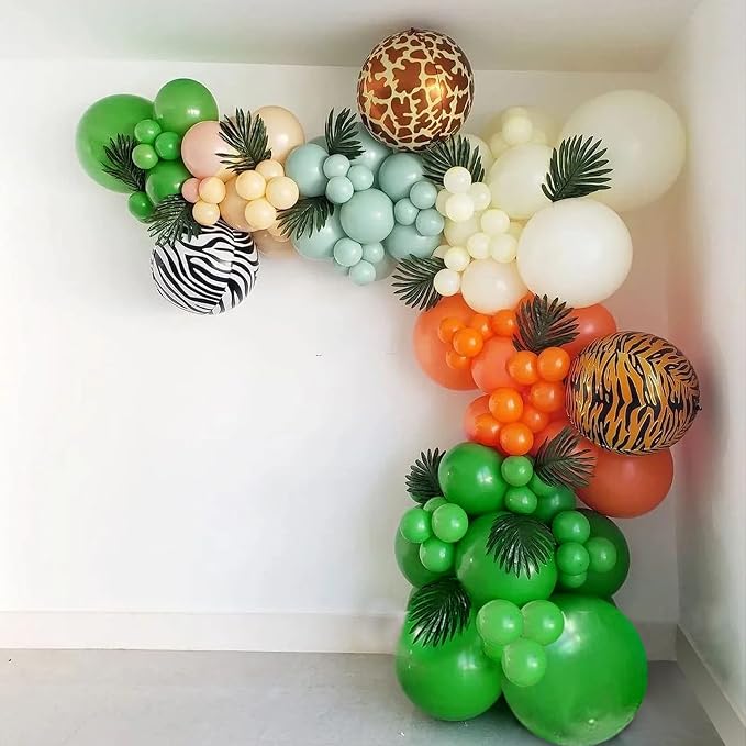 FOTIOMRG Green Balloons 12 inch, 50 Pack Green Latex Party Balloons Helium - Image 6