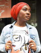 Harewom Head Wraps for Black Women Stretch Head Scarf Long African Hair Wraps Turban Headwraps Jersey Headbands
