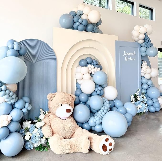 Dusty Blue Balloons Arch Kit - Image 6