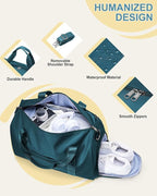 Gym Bag Womens,Travel Duffel Carry on Bag Sport Tote Bag Weekend Overnight Bag