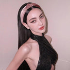 VELSCRUN Knotted Headbands - Pink, Red, Brown, Gray Velvet Wide Top Knot Hair Accessories for Women and Girls