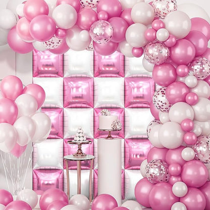 HILAVO Pink and White Square Balloon - Image 5