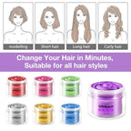 Color Wax for Natural Hair Temporary, Ultikare Hair Color Wax Purple Hair Dye Pomade Styling Instant Mud Cream Gel 3.4 Fl Oz Girl Gifts, Party, Cosplay DIY, Children's Day