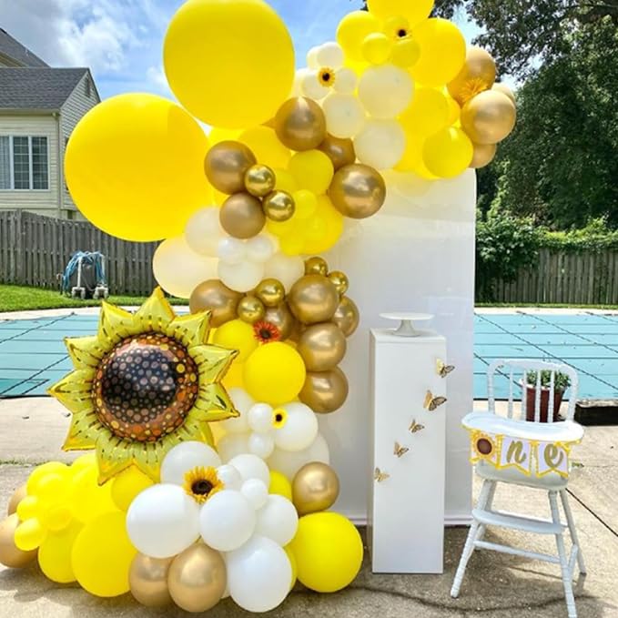 Yellow Balloons 12 inch, Birthday Party Decorations - Image 6