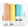 16 Pack Travel Bottles for Toiletries, Large 6oz Silicone Travel Containers, Leak Proof Refillable Liquid Shampoo And Conditioner Travel Essentials