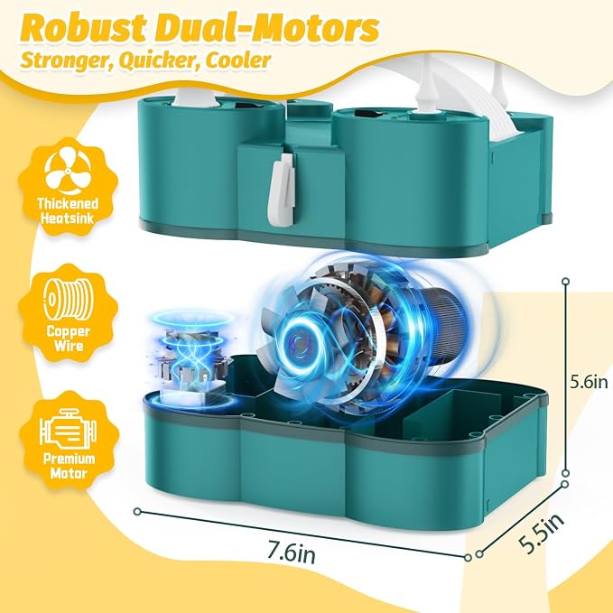 Balloon Pump, ​​3-in-1 Electric Balloon Pumps, Balloons Blower - Image 3