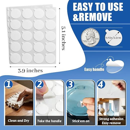 160 PCS Double Sided Adhesive Dots - Image 2