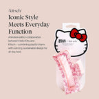 Kitsch Hello Kitty Recycled Plastic Jumbo Claw Clip, Extra Large claw Clips for Thick Hair, Big Hair Clips for Thin Hair | Ideal Gifts for Women (1 Piece, Pink Kitty Faces)