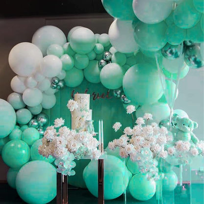 PartyWoo Teal Balloons 50pcs Turquoise Latex Helium Balloons 12 Inch | - Image 7