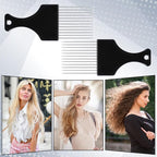 4 PCS Metal Hair Pick, Afro Picks for Men, Metal Afro Pick Combs for Women, Afro Comb Metal Pick, Hair Pick Metal Beard Pick, Metal Picks for Hair Curly Hair Detangling Styling and Lifting Tool