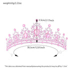 Princess Tiara and Crown for Women Wedding Tiaras for Bridal girls Tiaras and Crystal Crowns Rhinestone Headband Metal Hair Accessories for Costume Birthday Party Prom Gifts