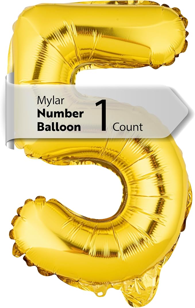 Restaurantware-Balloonify 16 Inch Number Balloon, 1 Digital Party Balloon by Restaurantware