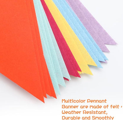Outus 6 Pack 72 Flags/8.2 ft Rainbow Pennant Banner - Image 5