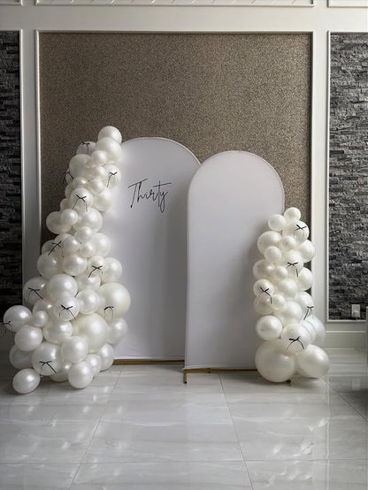 KBZVNAF Pearl White Latex Party Balloons 50 Pack 12 inch | White Ivory Helium - Image 3