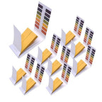 9 Pack pH Test Strips Universal pH 1-14 Test Paper Litmus Test Paper 720 Strips for Saliva Urine Water Soil and Chemistry Experiments
