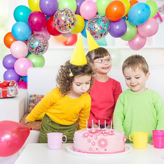 DIY Balloon Arch & Garland Kit, Colorful Confetti Balloons & Colorful Latex - Image 4
