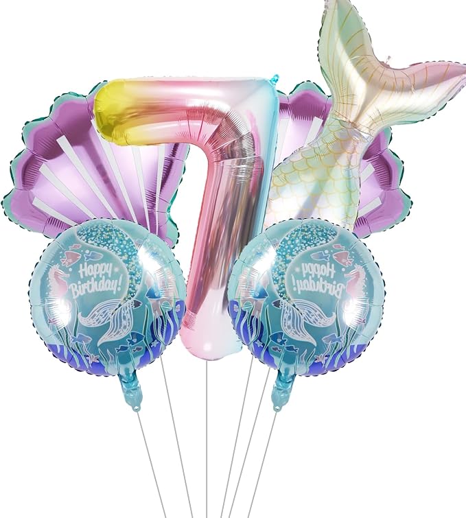 Mermaid Birthday Decorations Mermaid Balloons by United-UnicornsParty