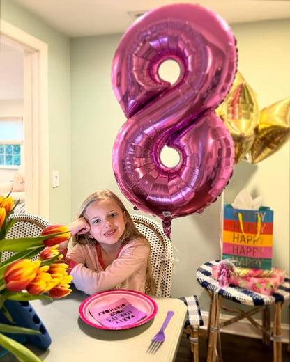 Pink Number 5 Balloon 40 Inch - Image 8