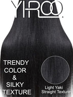 YIROO V Part Wig Yaki Straight Human Hair Wigs for Black Women Upgrade Upart Wig No Leave Out 180% Density 24 Inch