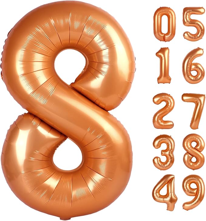 Orange 8 Balloon by IWERP