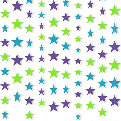 Patelai Glitter Star Garland Banner 2026 Graduation Decor 130 Feet Star Hanging by Patelai