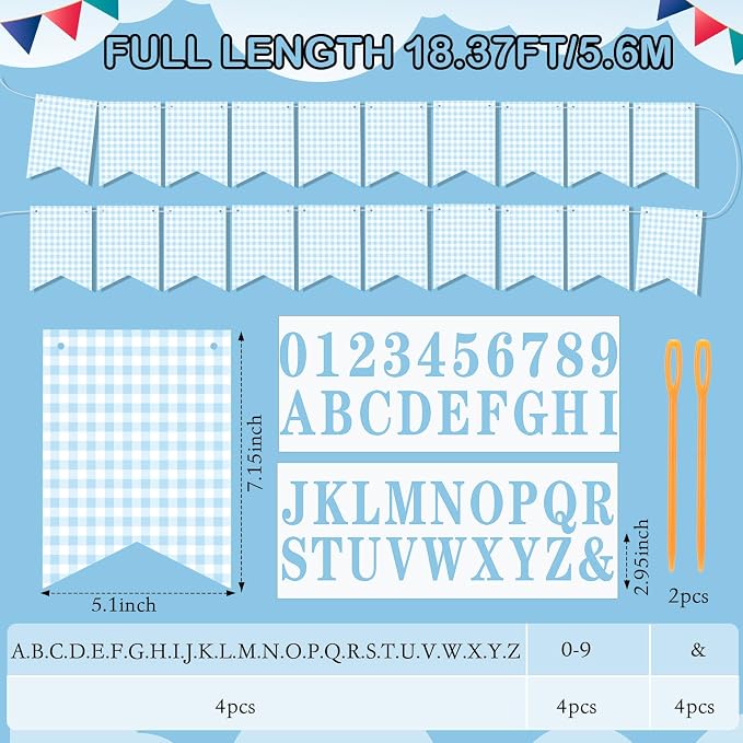 Mooliwe 171 Pcs DIY Custom Banner Kit Make Your Own Customizable Sign - Image 2