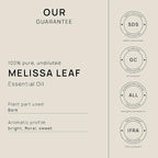 VINEVIDA Melissa Essential Oil 32 oz - Melissa Leaf Candle Oil Scent - DIY Candle Scents for Candlemaking - Bulk Oil for Soap Making
