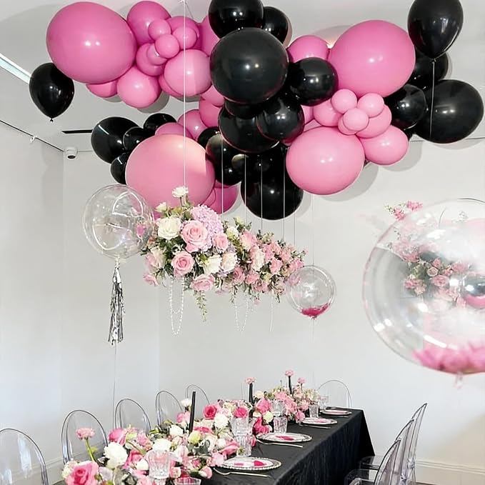 40pcs Black Balloons, 12inch Helium Quality Black Latex Balloons | Balloons - Image 6